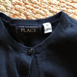 Children’s Place Navy cardigan uniform 5
